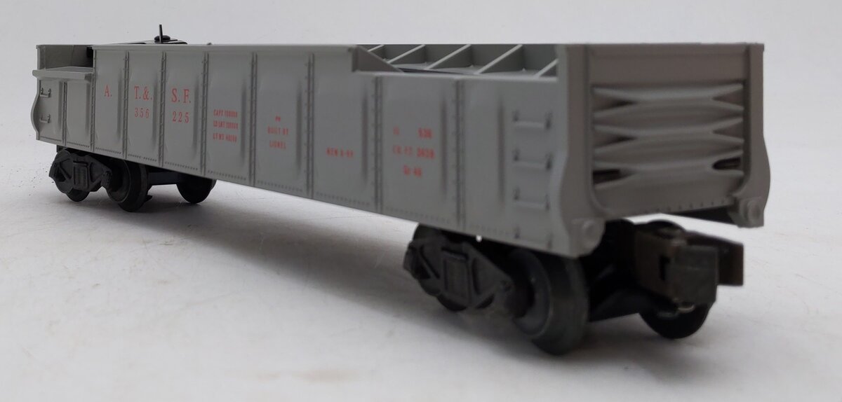 Lionel 6-19877 O AT&SF PWC Operating Barrel Ramp Car LN/Box