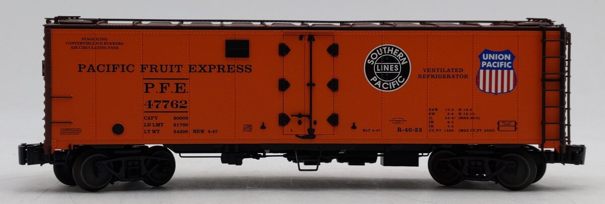 Lionel 6-17383 O Gauge Pacific Fruit Express Steel-Sided Refrigerator Car #47762 LN/Box