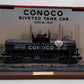 K-Line K-639104 O Gauge Conoco Riveted Tank Car/Bank EX/Box