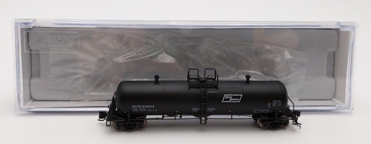 Rapido Trains 53007-3 N Scales PRCOR GP20 NCTX North American Tank Car #23034 LN/Box