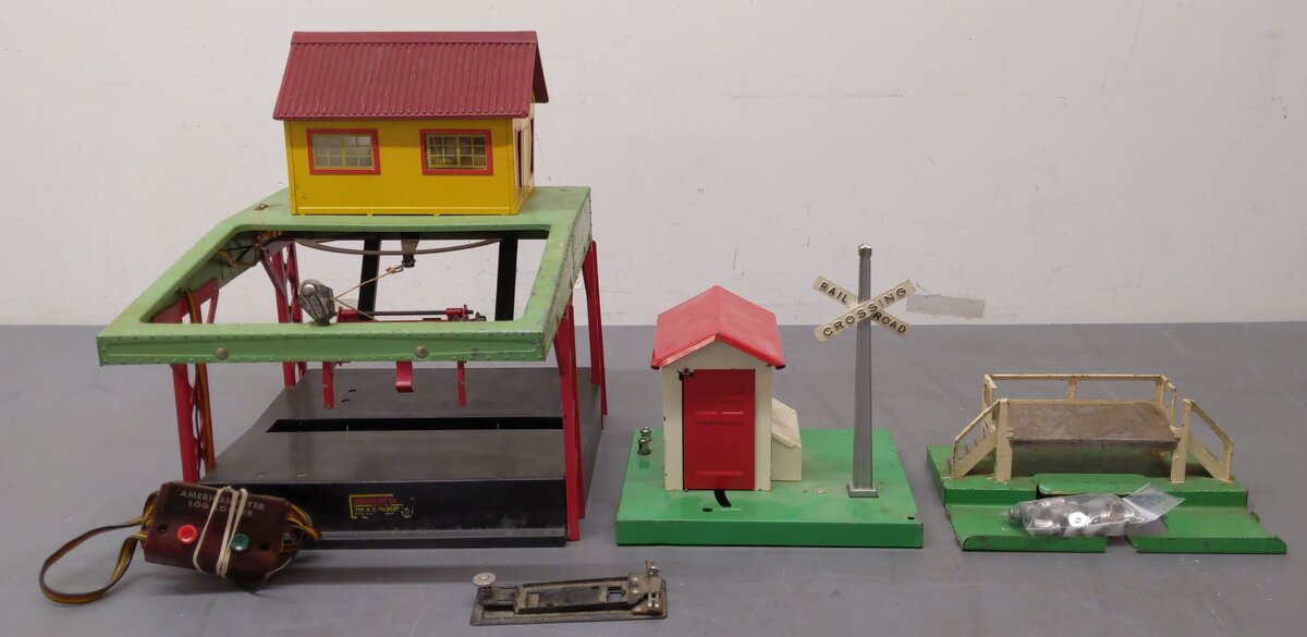 American Flyer/Lionel Vintage O Gauge Loader/Gateman/Platform #3462P/45N/751 [3] VG