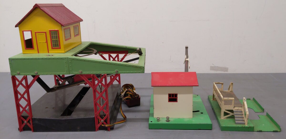 American Flyer/Lionel Vintage O Gauge Loader/Gateman/Platform #3462P/45N/751 [3] VG