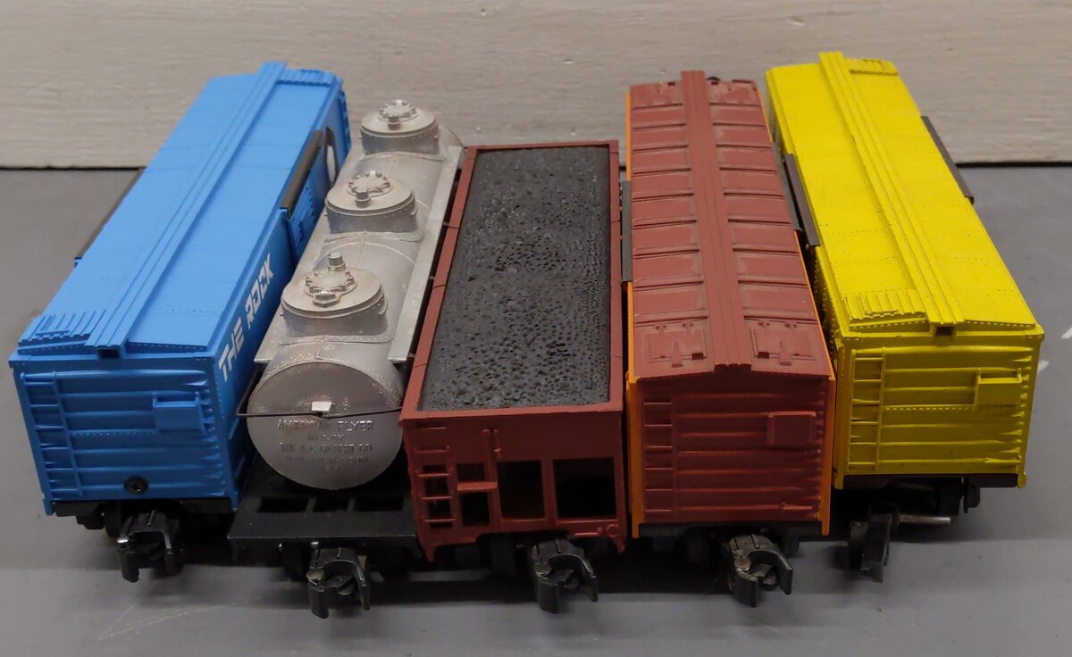 American Flyer S Gauge Assorted Freight Cars 637 926, 921, 4-9701, 947 [5] VG