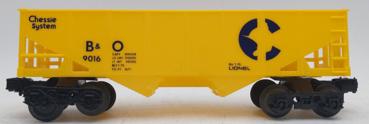 Lionel 6-9016 O Gauge Baltimore & Ohio 2-Bay Hopper VG/Box