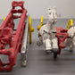Vintage Cast-iron Horse & Fireman Carriage