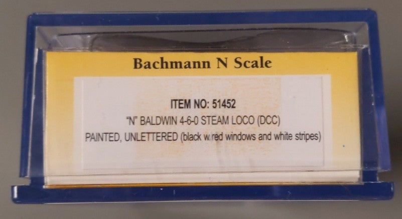 Bachmann 51452 N Denver & Rio Grande Western 4-6-0 Steam Locomotive #789 w/DCC EX/Box