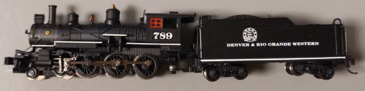 Bachmann 51452 N Denver & Rio Grande Western 4-6-0 Steam Locomotive #789 w/DCC EX/Box