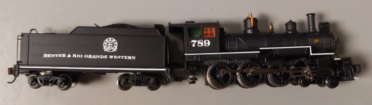 Bachmann 51452 N Denver & Rio Grande Western 4-6-0 Steam Locomotive #789 w/DCC EX/Box