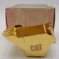 Unknown Manufacturer 1:12 Scale CAT Bucket Model Desk Display EX/Box