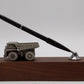 Precision Pewter-Craft 1:100 Pewter 830E Haulpak Desk Pen & Display JHM CO. EX/Box