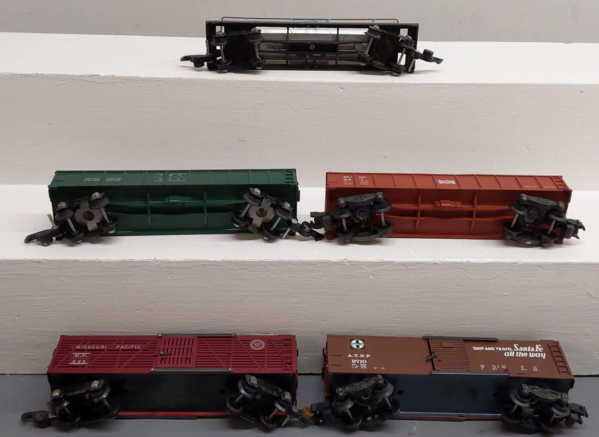 American Flyer S Gauge Assorted Freight Cars 629, 625G, 631, 4-9710, 941 [5] VG