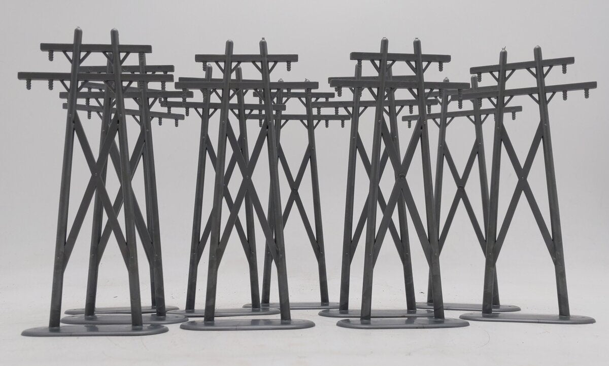 K-Line K-4177 O Scale Accessories High Tension Poles (Box of 10) EX/Box
