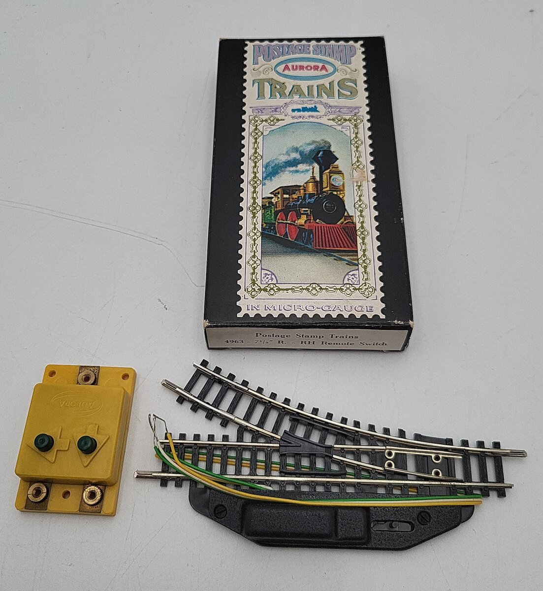 Aurora 4963 N Scale Right Hand Remote Switch LN/Box