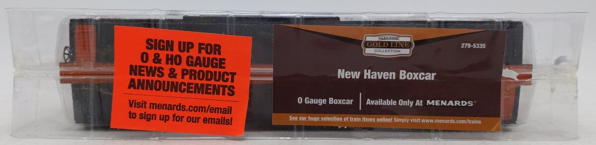 Menards 279-5335 O Gauge New Haven Boxcar #11820 MT/Box