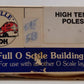 K-Line K-4177 O Scale Accessories High Tension Poles (Box of 8) EX/Box
