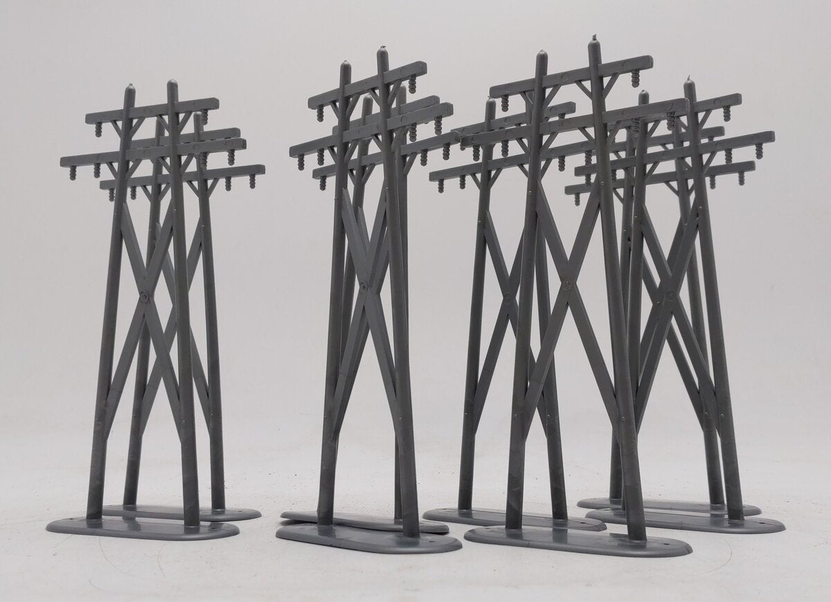 K-Line K-4177 O Scale Accessories High Tension Poles (Box of 8) EX/Box