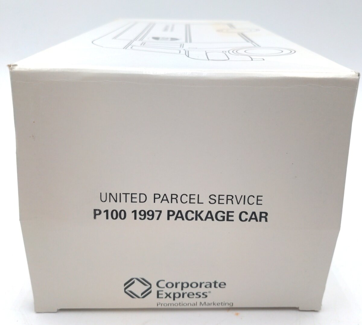 Corporate Express 471125 1:30 Scale Diecast United Parcel P100 1997 Package Car LN/Box