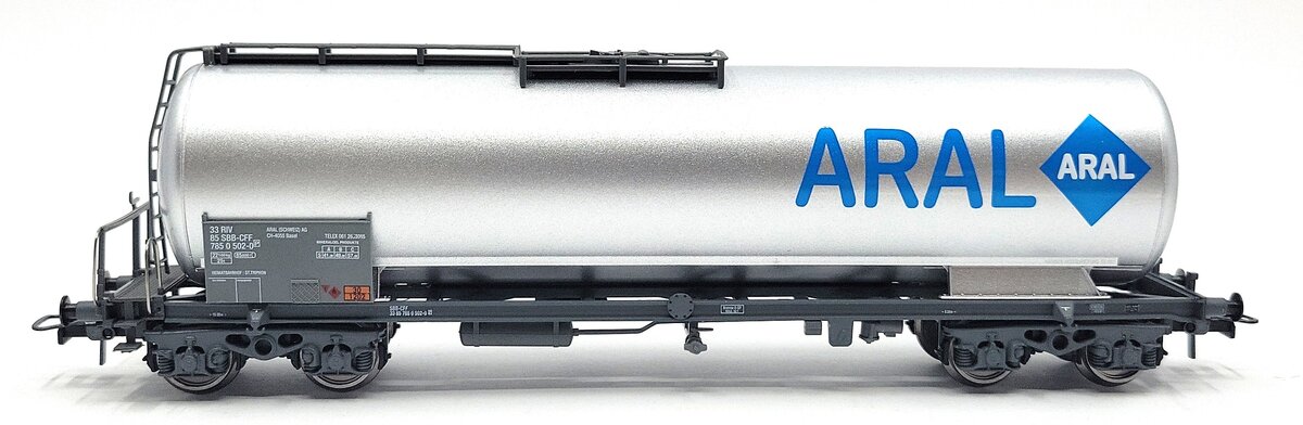 HAG 382 HO Scale SBB ARAL Tank Car LN/Box