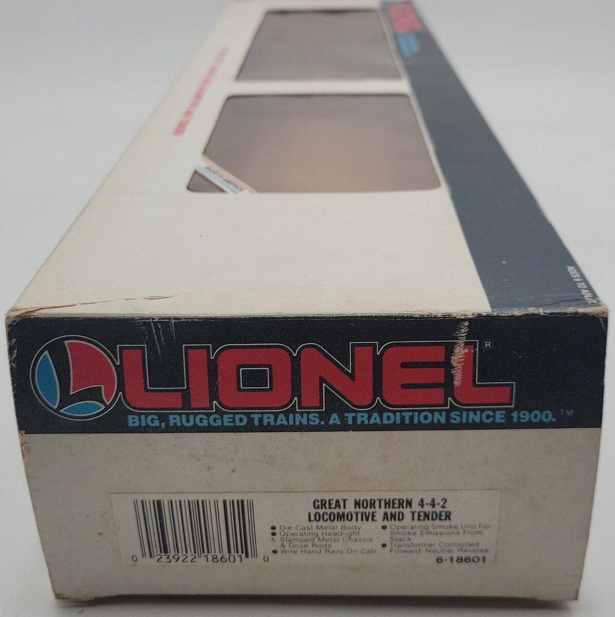 Lionel 6-18601 O Gauge Great Northern 4-4-2 Steam Locomotive & Tender #8601/Box