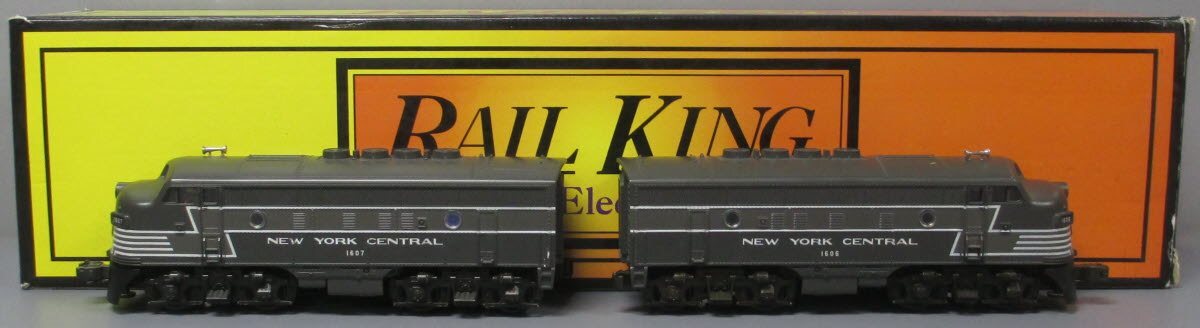 MTH 30-2001-0 NYC F-3 AA Diesel Engine Set w/Horn #1607/1606 LN/Box
