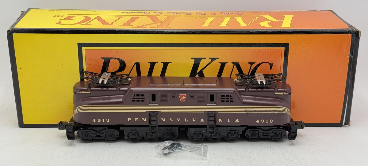 MTH 30-2501 O Gauge Pennsylvania Tuscan 5 Stripe GG-1 Electric Locomotive #4913 LN/Box