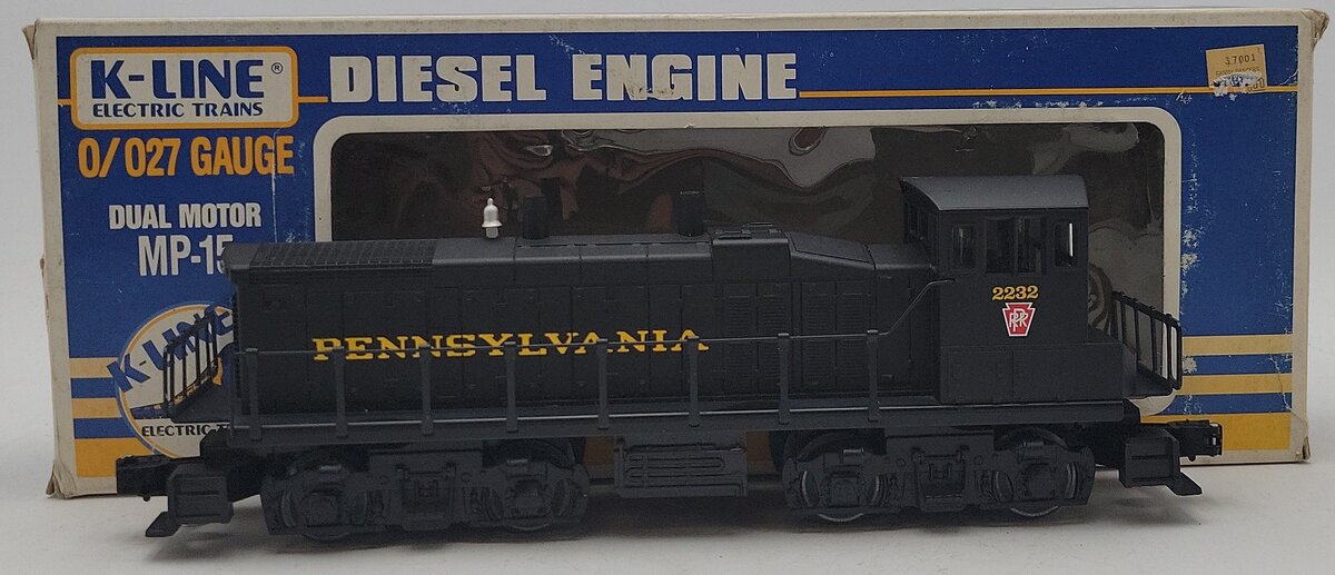 K-Line K2232 O Pennsylvania MP-15 Diesel Locomotive #2232 VG/Box