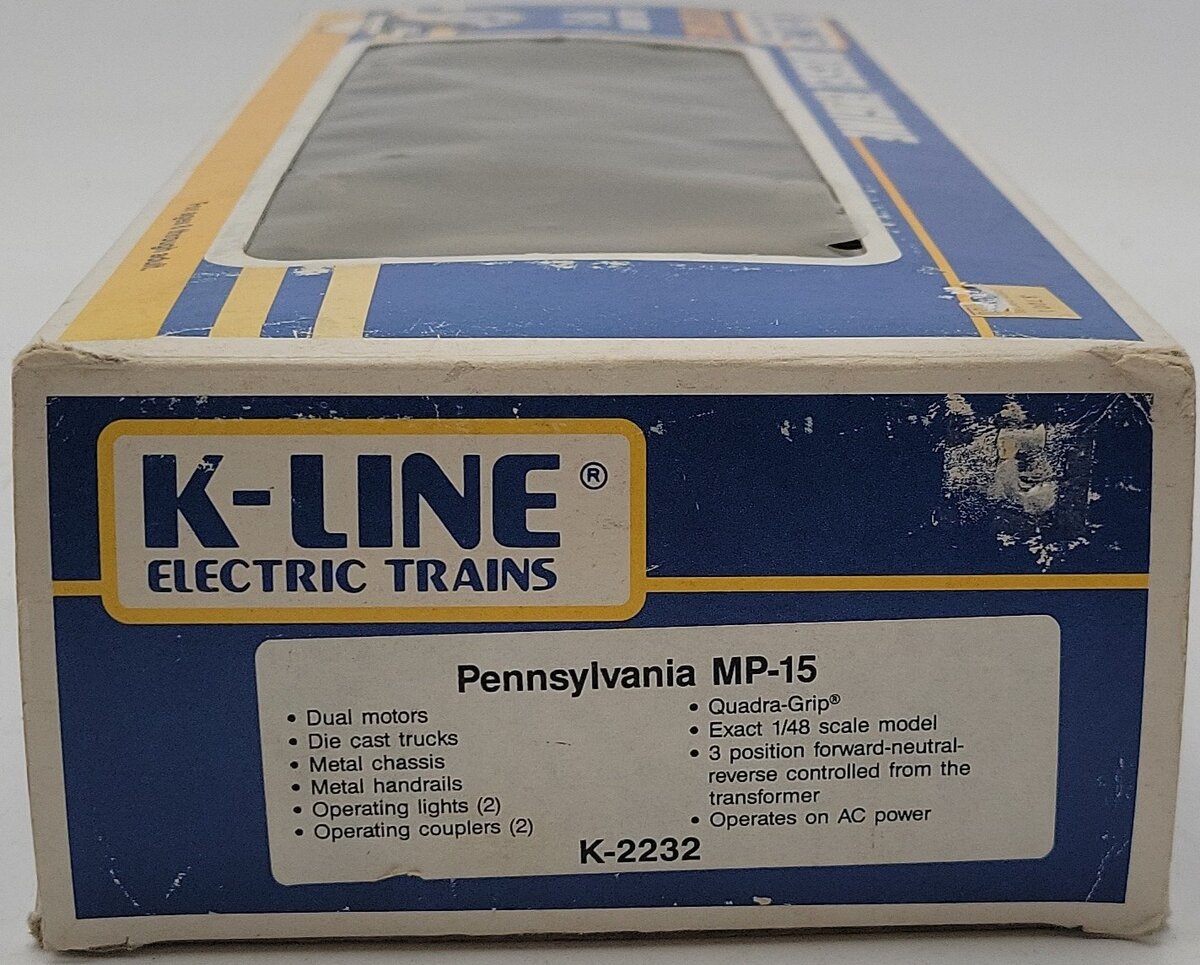 K-Line K2232 O Pennsylvania MP-15 Diesel Locomotive #2232 VG/Box