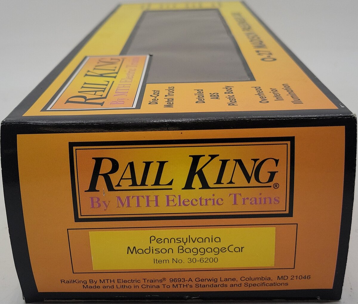 MTH 30-6200 O Gauge Pennsylvania Madison Baggage Car #5753 LN/Box
