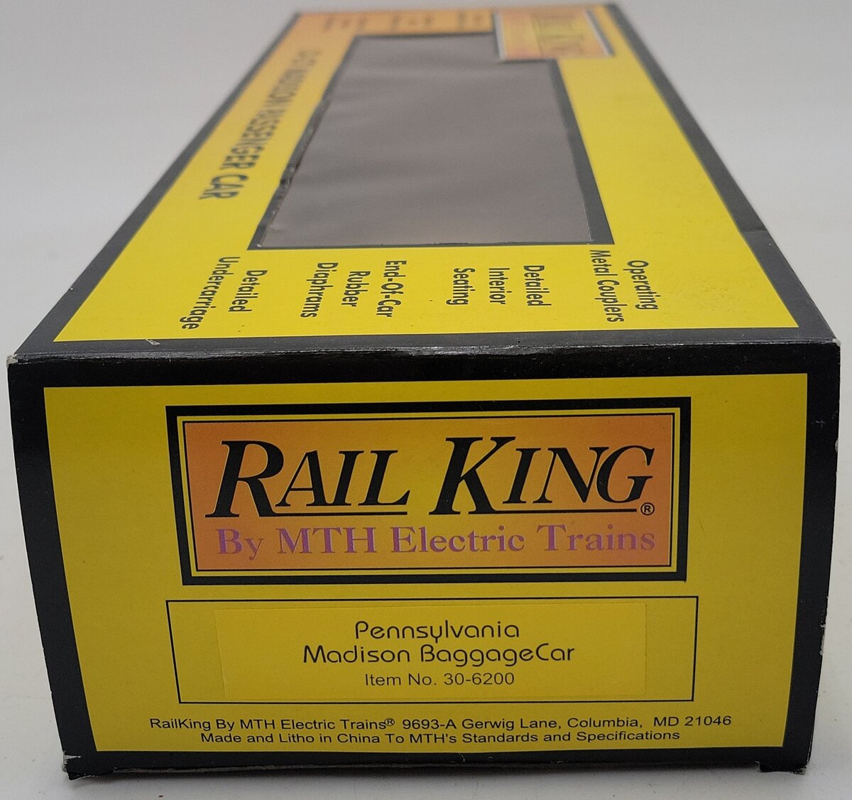 MTH 30-6200 O Gauge Pennsylvania Madison Baggage Car #5753 LN/Box
