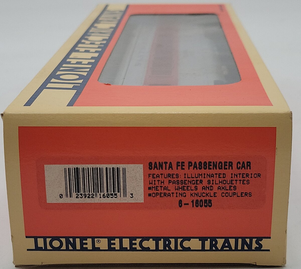 Lionel 6-16055 O Gauge Santa Fe Illuminated Pullman Passenger Car #16055 LN/Box