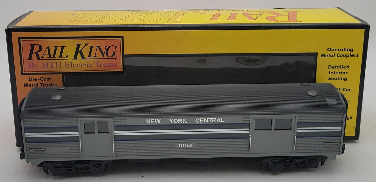 MTH 30-6020 New York Central Streamlined Baggage Car #9152 LN/Box