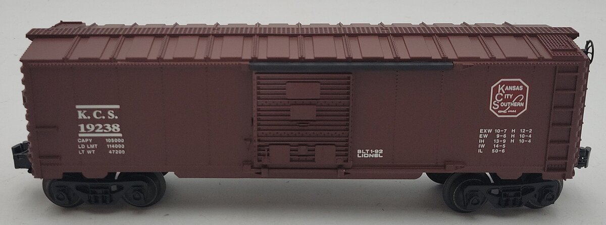 Lionel 6-19238 O Gauge Kansas City Southern Boxcar LN/Box