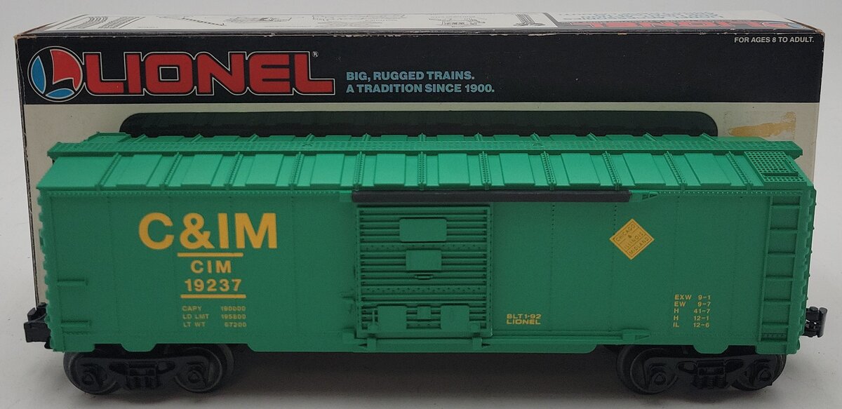 Lionel 6-19237 O Gauge Chicago & Illinois Midland Boxcar LN/Box