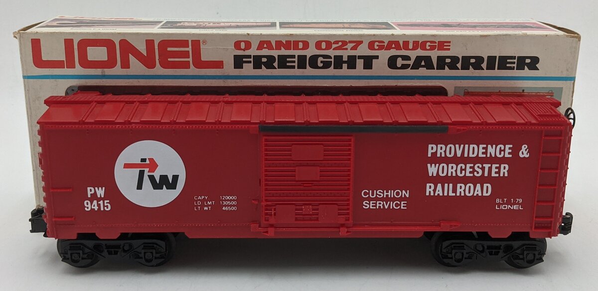 Lionel 6-9415 O Gauge Providence & Worcester Boxcar EX/Box