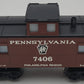 K-Line K7406 O Gauge Pennsylvania Caboose w/Smoke & Lights EX/Box