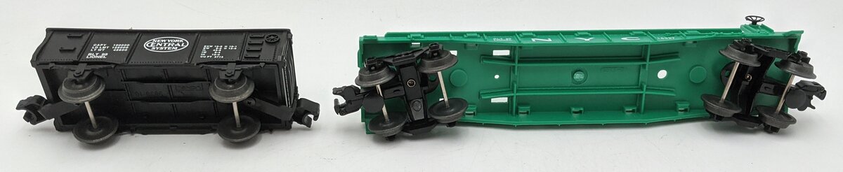Lionel 6-16927 O Gauge New York Central Flatcar w/ Gondola & Wood Load EX/Box