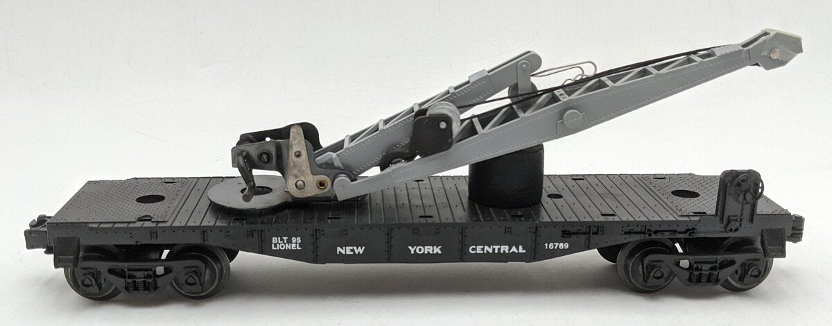 Lionel 6-16709 O Gauge New York Central Derrick Car EX/Box
