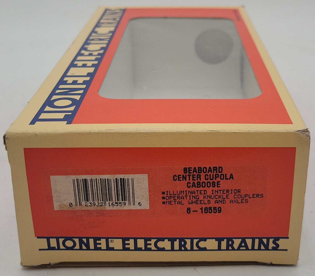 Lionel 6-16559 O Gauge Seaboard Illuminated Caboose EX/Box