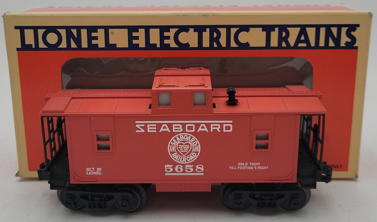Lionel 6-16559 O Gauge Seaboard Illuminated Caboose EX/Box