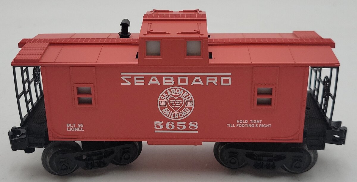 Lionel 6-16559 O Gauge Seaboard Illuminated Caboose EX/Box