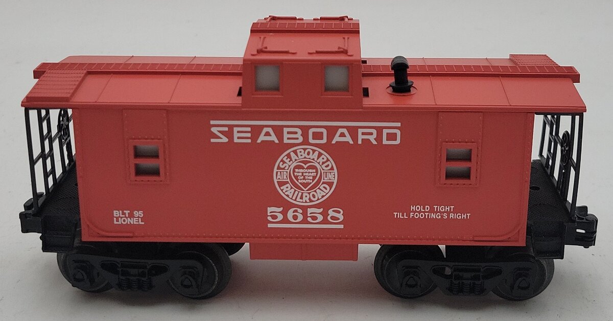 Lionel 6-16559 O Gauge Seaboard Illuminated Caboose EX/Box
