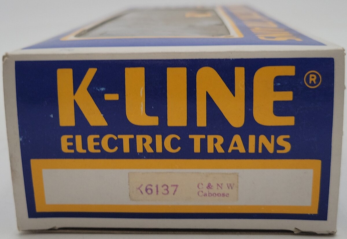 K-Line K6137 O/O27 Chicago & Northwestern Lighted Caboose LN/Box