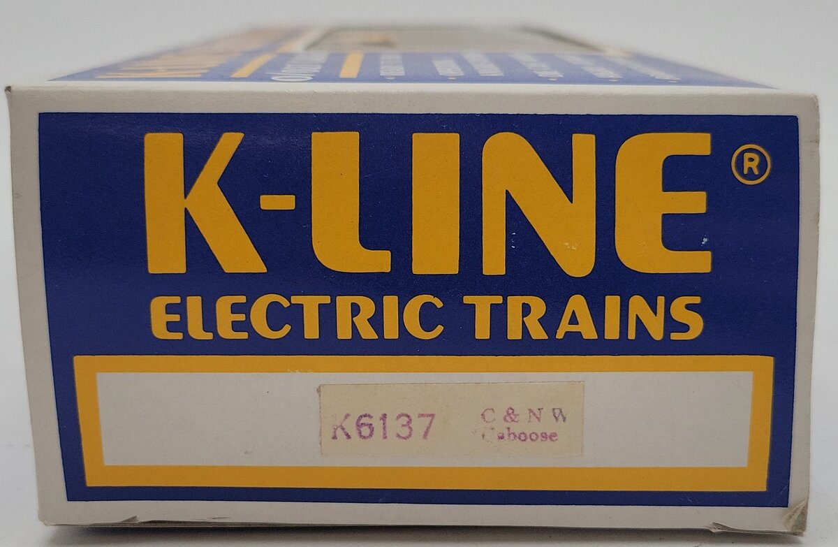K-Line K6137 O/O27 Chicago & Northwestern Lighted Caboose LN/Box