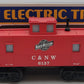 K-Line K6137 O/O27 Chicago & Northwestern Lighted Caboose LN/Box
