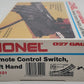 Lionel 6-5121 O O27 Left Hand Remote Control Switch Turnout EX/Box