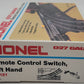 Lionel 6-5121 O O27 Left Hand Remote Control Switch Turnout EX/Box
