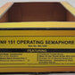 MTH 30-1035 O Operating Semaphore #151 LN/Box