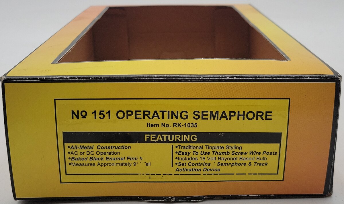 MTH 30-1035 O Operating Semaphore #151 LN/Box