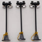 Lionel 6-12927 O Dual Illuminated #65 Yard Lights (Set of 3) LN/Box