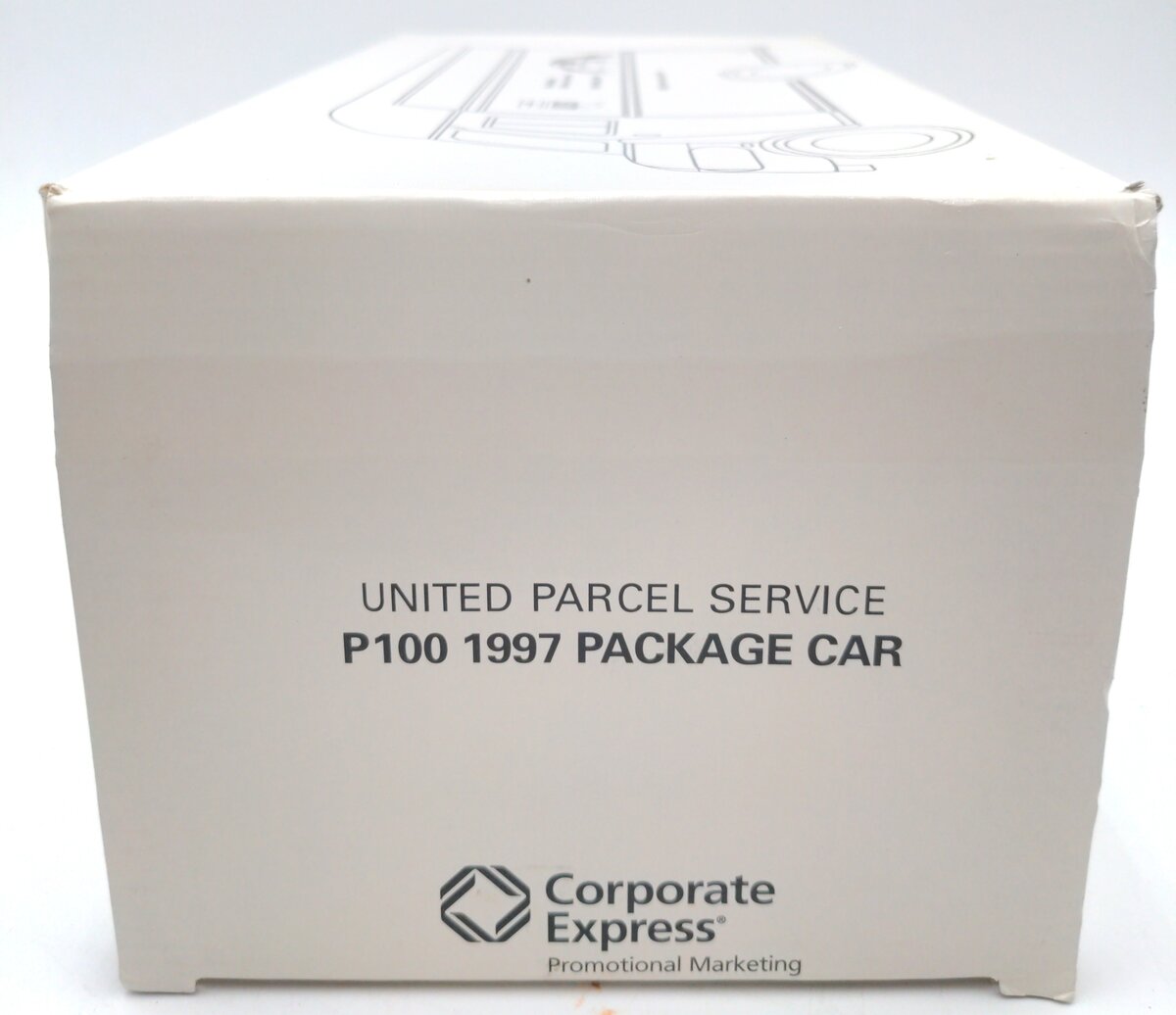 Corporate Express 452480 1:30 Scale Diecast United Parcel P100 1997 Package Car LN/Box